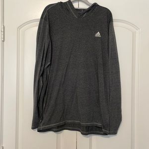 Gray men’s long sleeve adidas